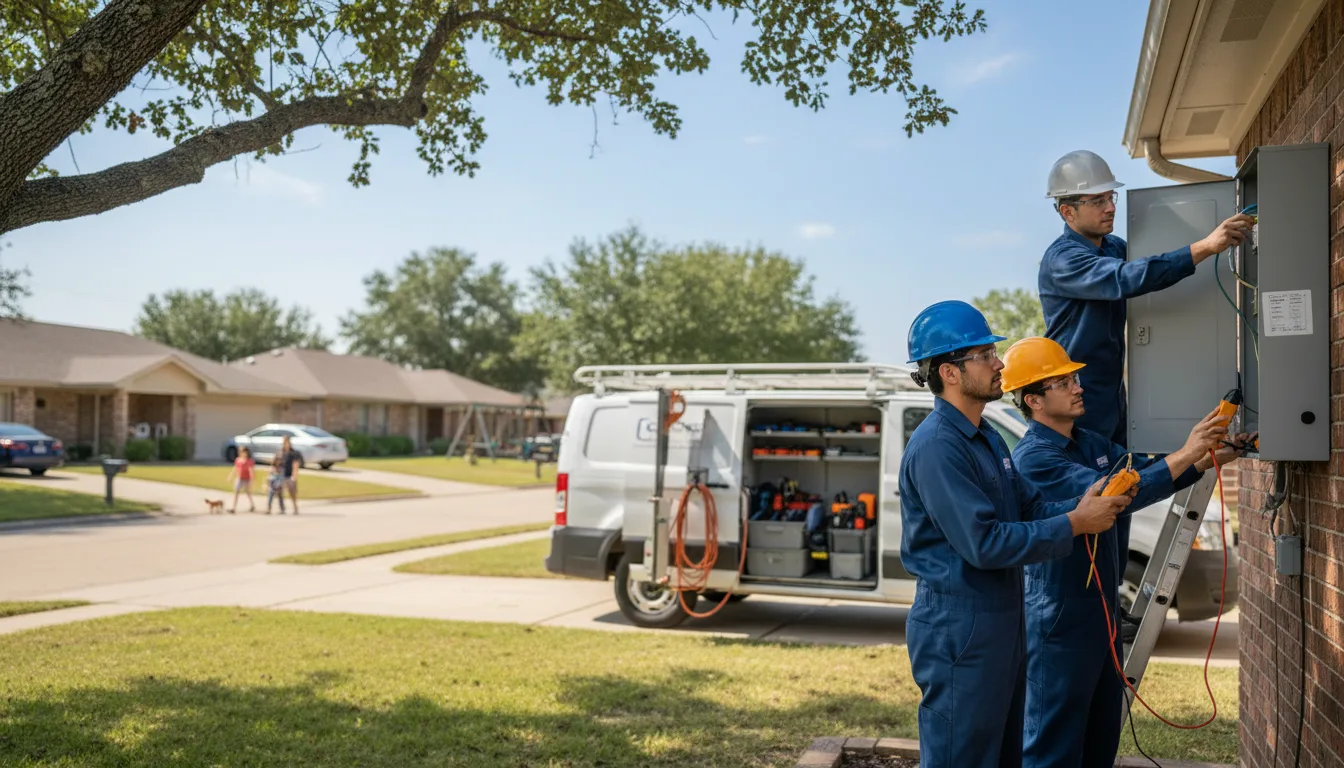 Certified electrician providing emergency electrical services in Woodruff, WI